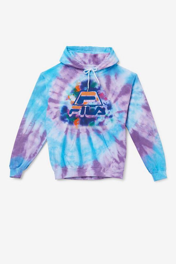 Fila Tie Dye Icon Men's Hoodies - Multicolor,NZ 198-84216